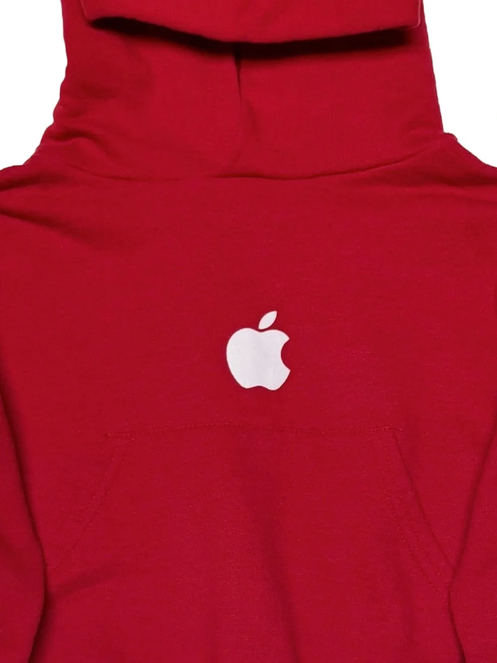 Vintage Apple Computer Kids Red Hoodie Jerzees